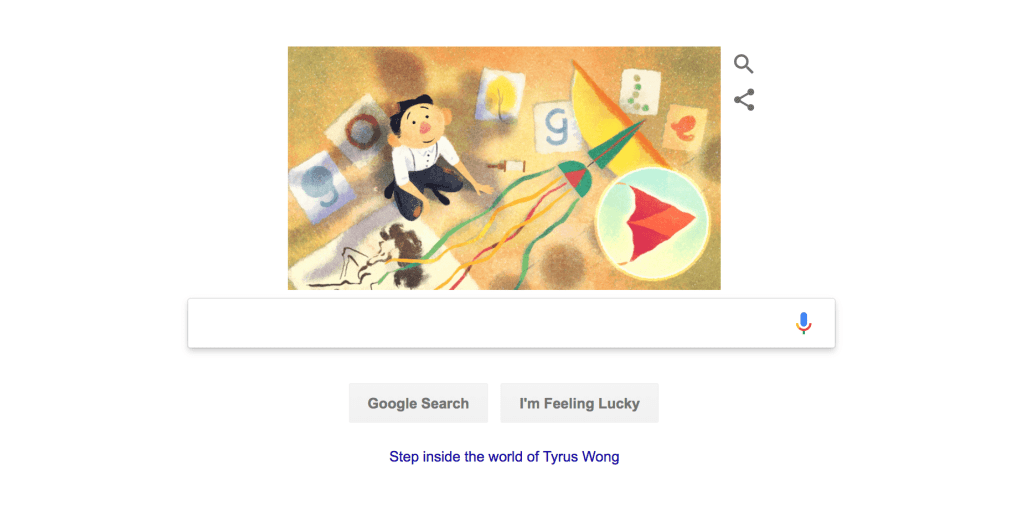 Google Doodle — Tyrus&nbsp;Wong
